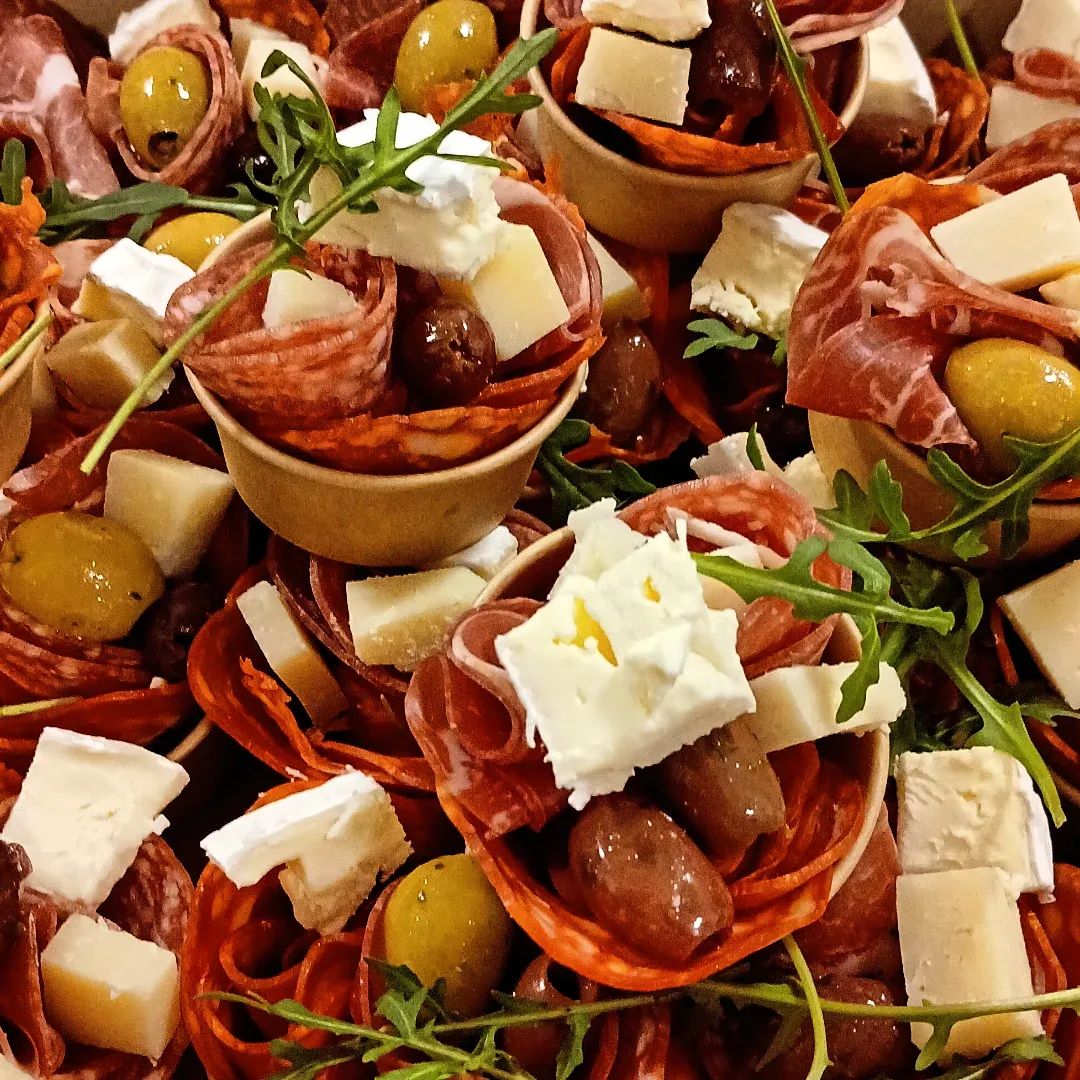 Charcuterie and Cheese cups