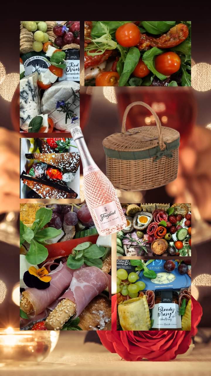 Valentine picnic hamper 