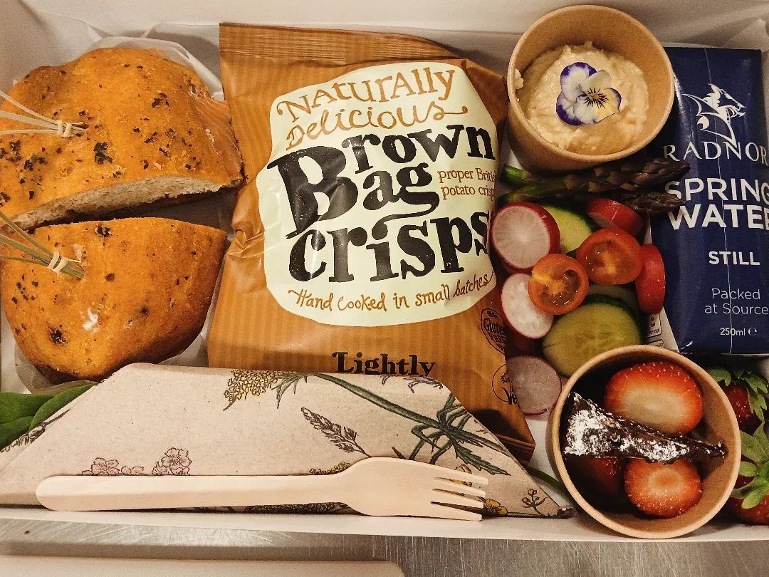 Focaccia picnic lunch