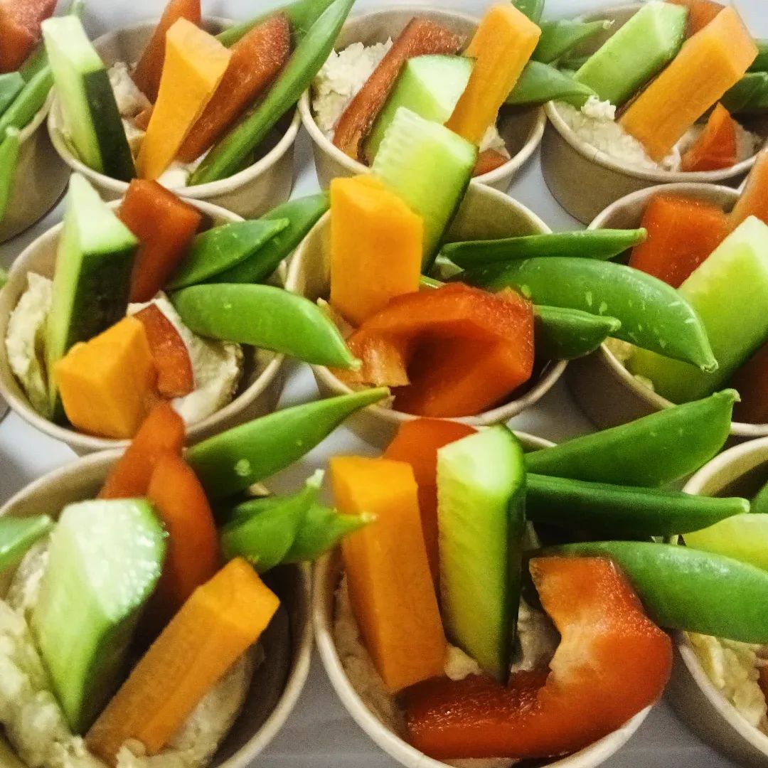 Vegetable canape cups 
