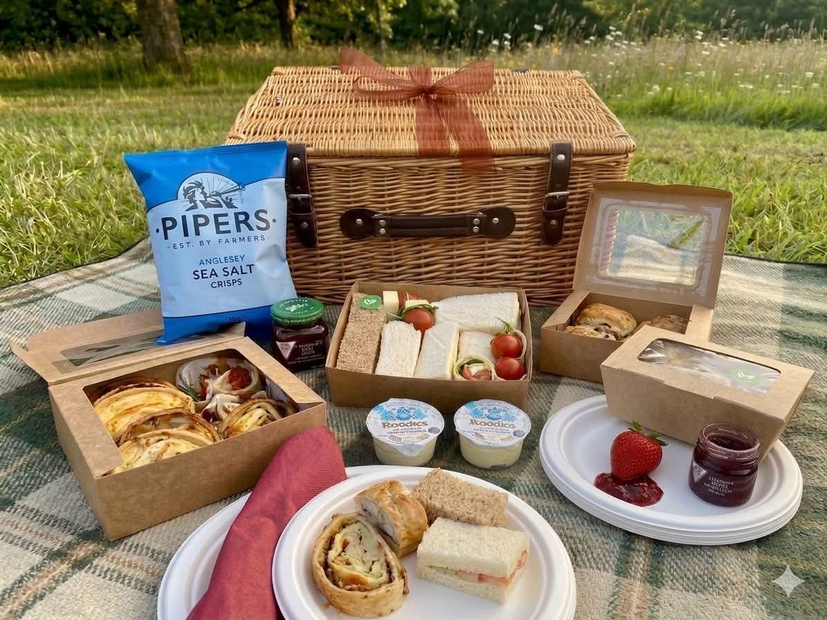 Sandwich and Cake Picnic Wedding Hamper 