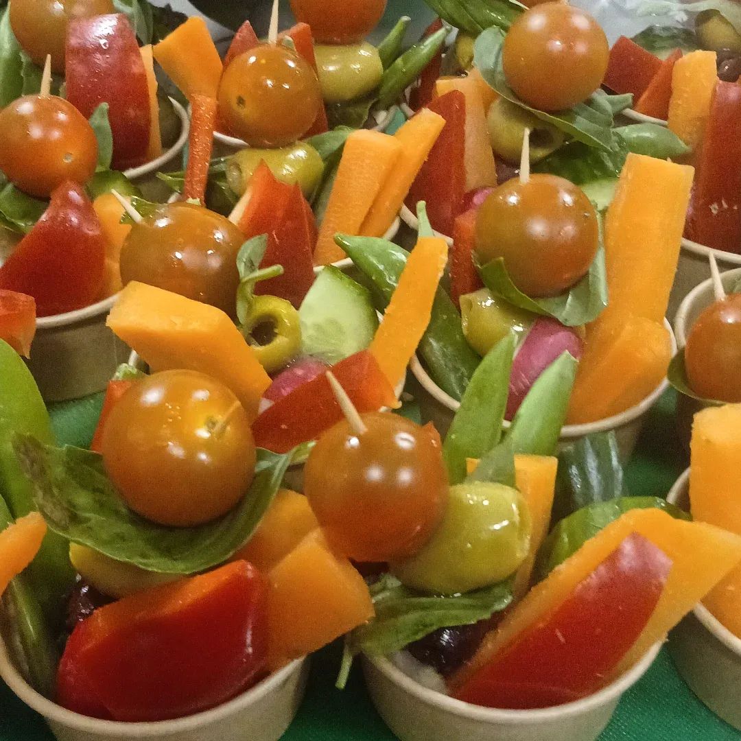 Vegan canape cups
