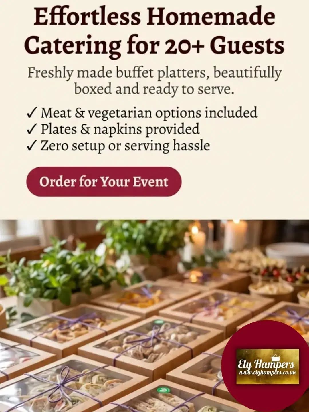 Buffets for 20